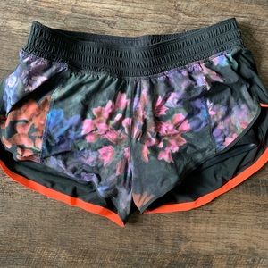 LULULEMON floral shorts